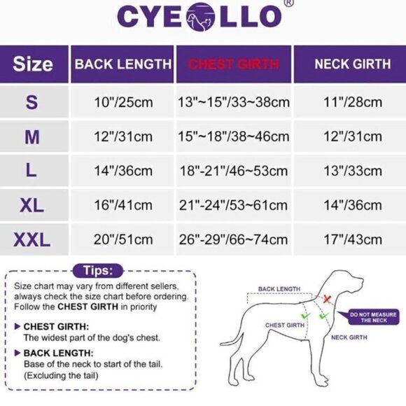 Cyeollo Dog T-shirt Size XL Multicolor Fish Print NWT - Picture 5 of 6